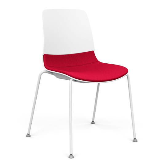 SitOnIt Mika 4 leg chair with seat fabric