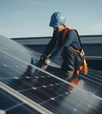 Techniken für erneuerbare Energien wie Photovoltaik