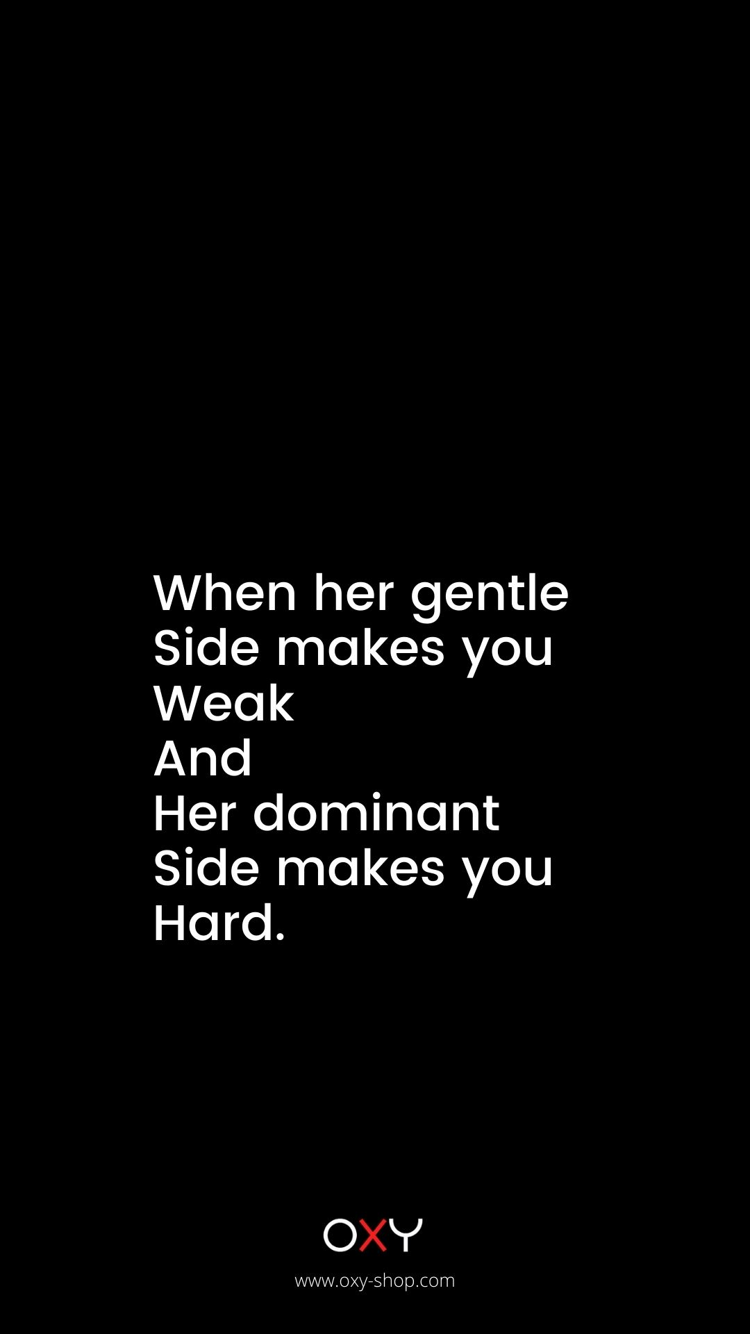 When her gentle side makes you weak and her dominant side makes you hard. - BDSM wallpaper