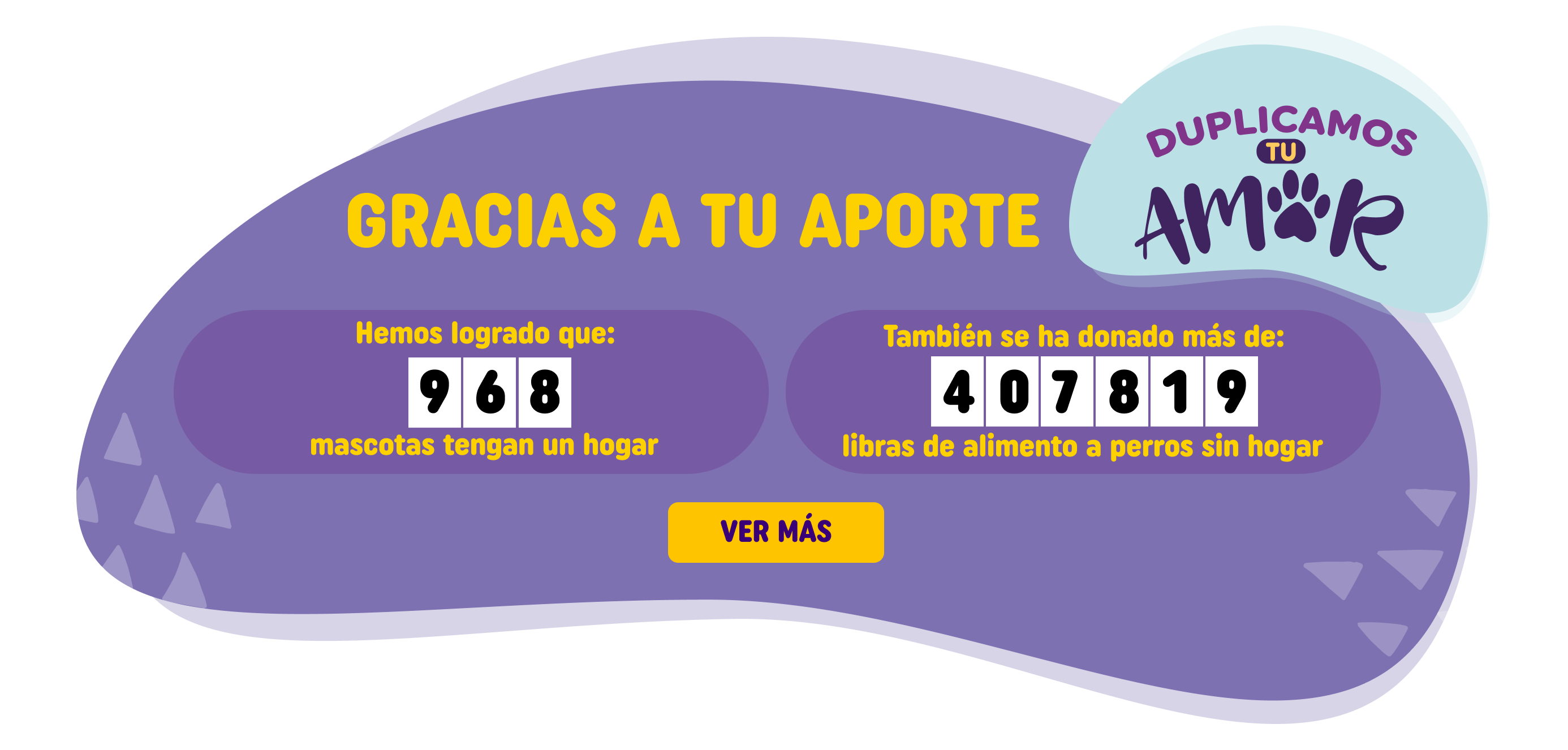 Donaciones - Triplicamos tu amor