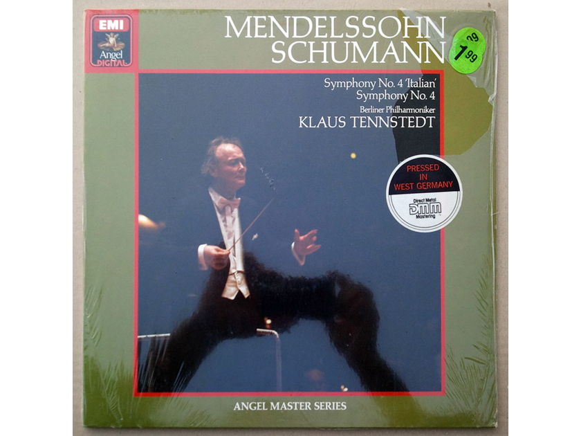 Sealed EMI Digital | TENNSTEDT/MENDELSSOHN - Symphony No. 4 / SCHUMANN Symphony No.4 / German Pressing