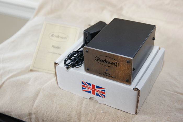 Rothwell Rialto MM and MC phono preamp:  Rega