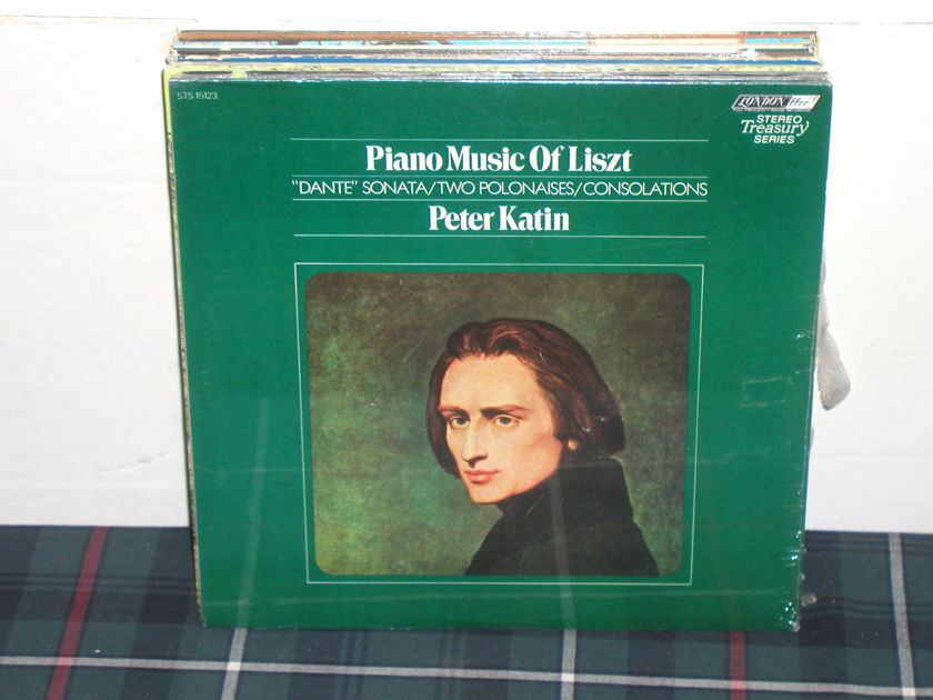 Peter Katin  - Piano Music of Liszt  London FFRR UK Decca STS 15123 7W/4W matrix.