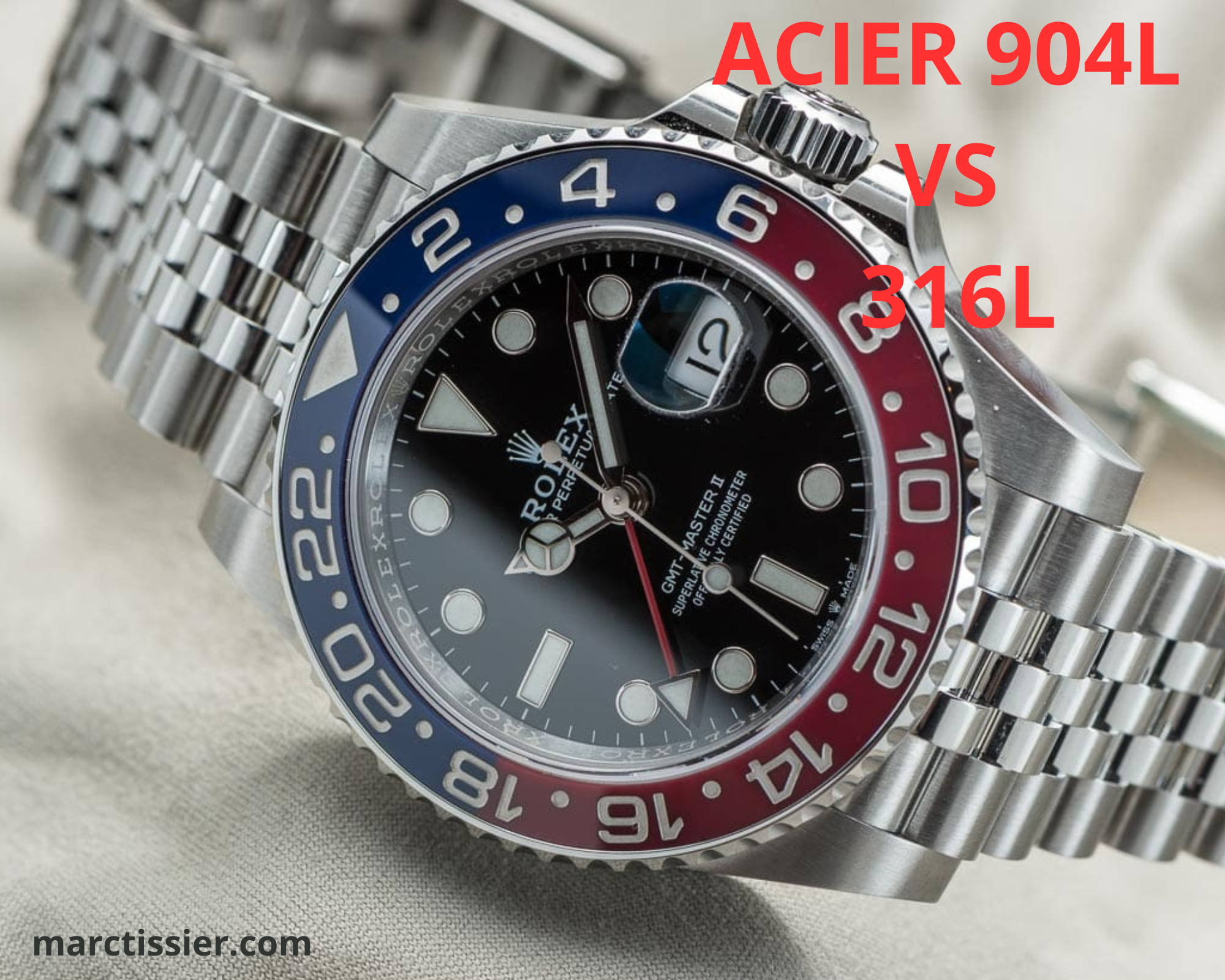 Acier Rolex 904L