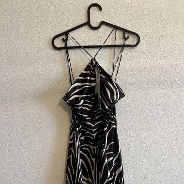 Kurzes Zebra Partykleid von Zara 🦓