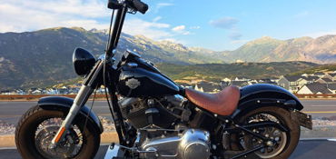 2012 HARLEY-DAVIDSON FLS SOFTAIL SLIM (BLACK) motorcycle for rent near Draper, UT