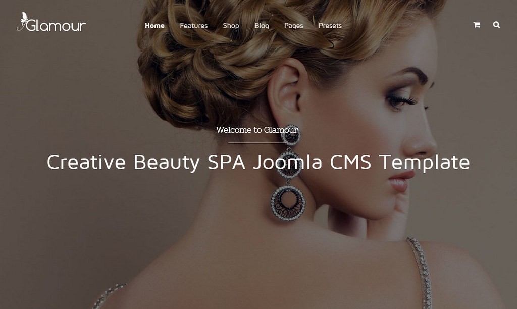 Shaper Glamour- шаблон для CMS Joomla