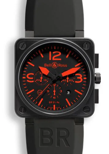 BR 01 94 Red Chronograph