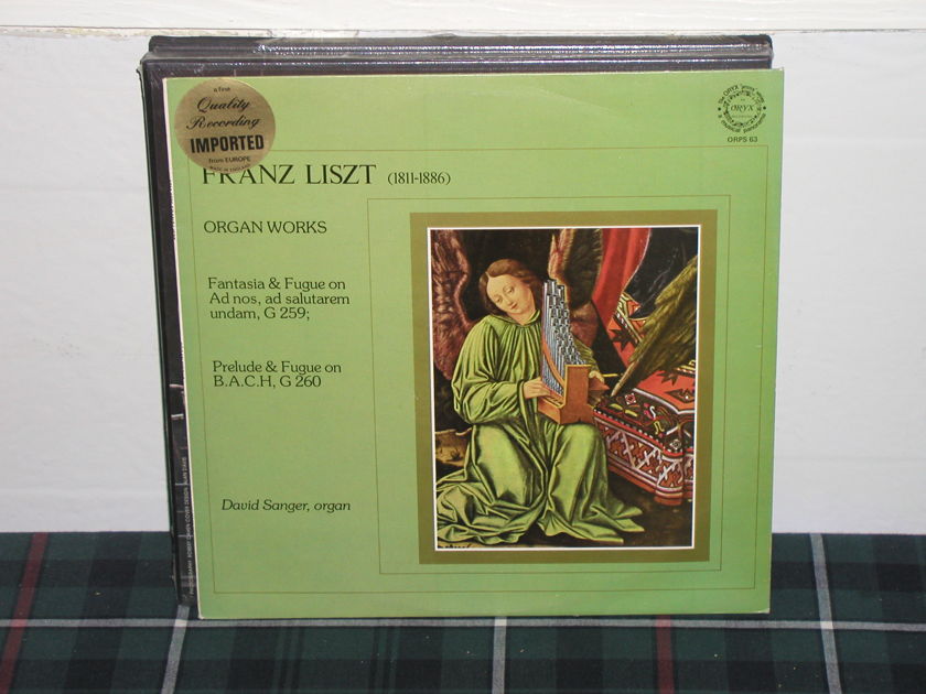 Sanger - Liszt UK Import LP peerless