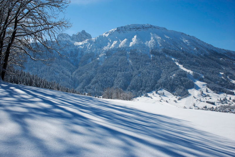 Stille in den Bergen genießen