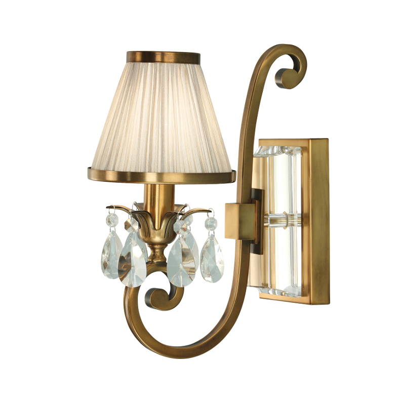 Oksana Antique Brass Wall Lights