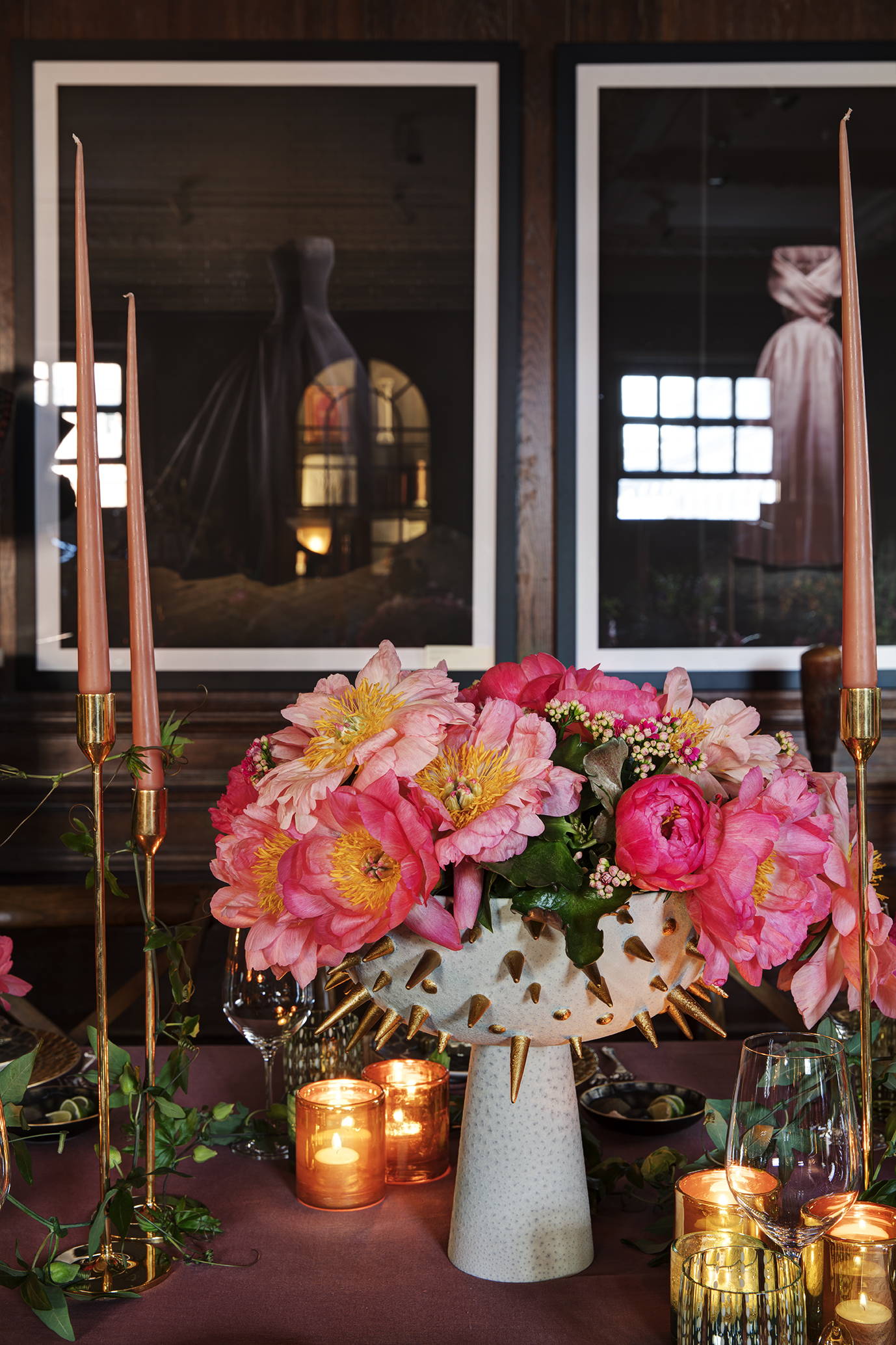 Wild at Heart flowers for L'Objet in Tulum with Fiona Leahy