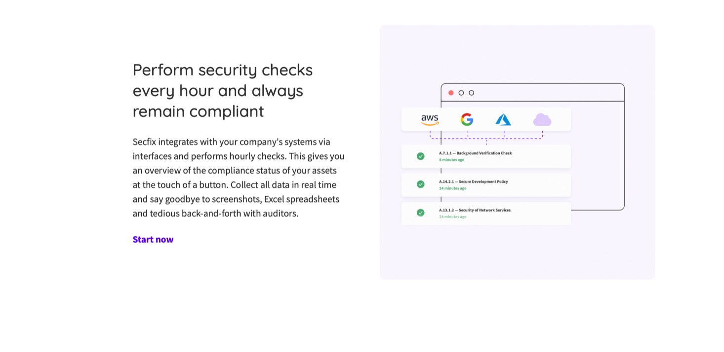 Secfix product / service