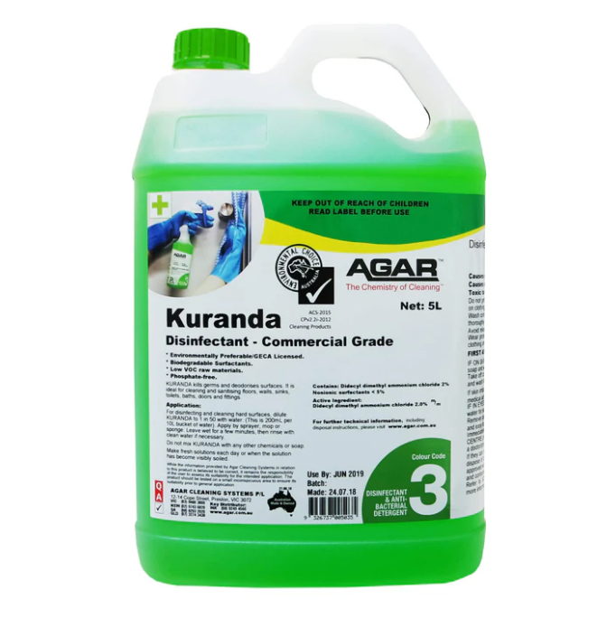 Agar Kuranda Disinfectant Cleaner 5L