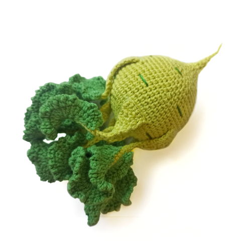 Crochet VEGETABLES PDF patterns - kohlrabi cabbage, tomato, peas in a pod, corn on the cob, lettuce. Food crochet pattern. Play food pattern