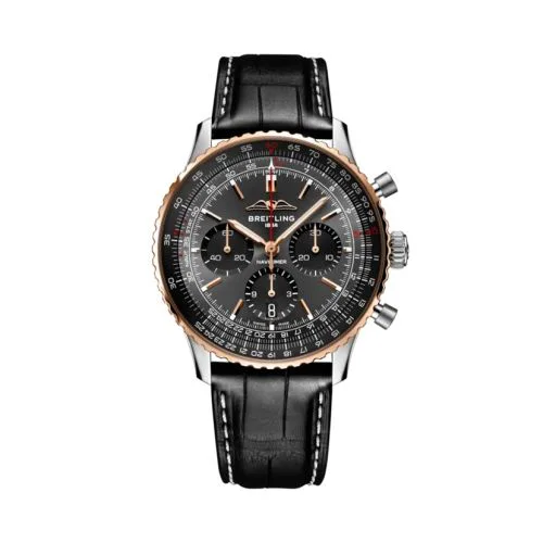 Navitimer B01 Chronograph 43 Stainless Steel - Red Gold / USA