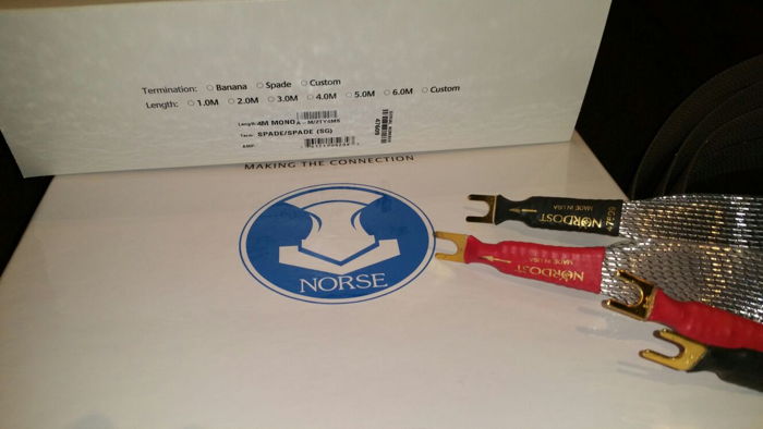 Nordost Tyr 2  speaker cable SINGLE 4m