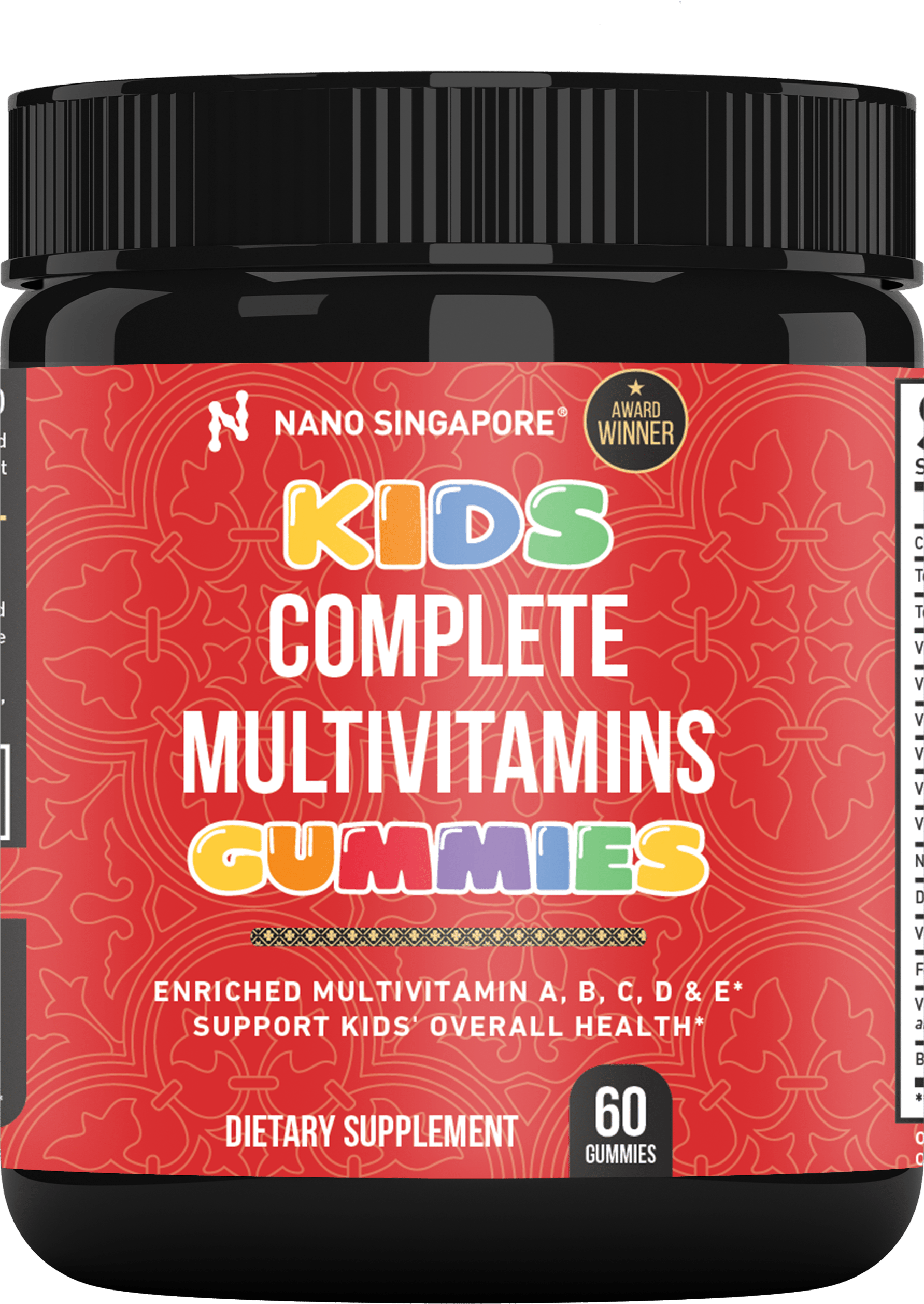 A bottle of the best multivitamins for kids