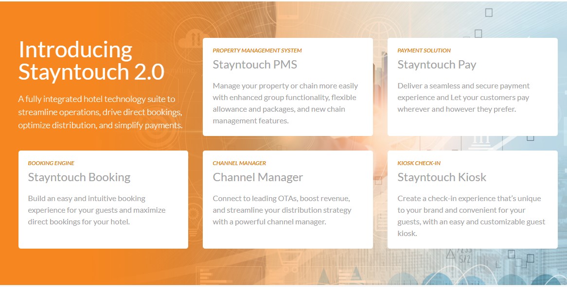 StayNTouch product / service