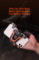 big big won m2 mecharger mobile gaming trigger installed on a mobile phone held in a hand