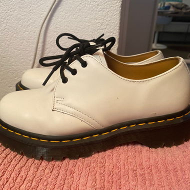 White Dr. Martens, barely worn