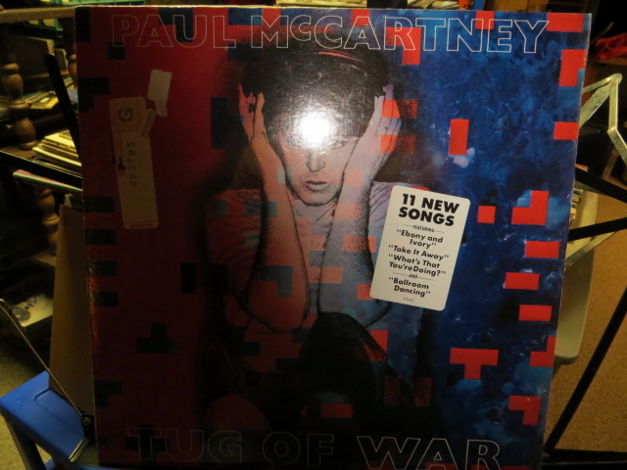PAUL McCARTNEY - TUG OF WAR SHRINK STILL ON COVER