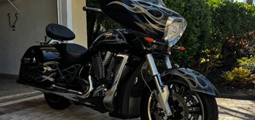 2013 VICTORY VICTORY CROSS COUNTRY motorcycle for rent near West Palm Beach, FL