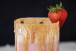 strawberry collagen protein shake