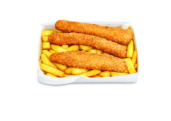 Hand Crumbed Flatheads with Chips