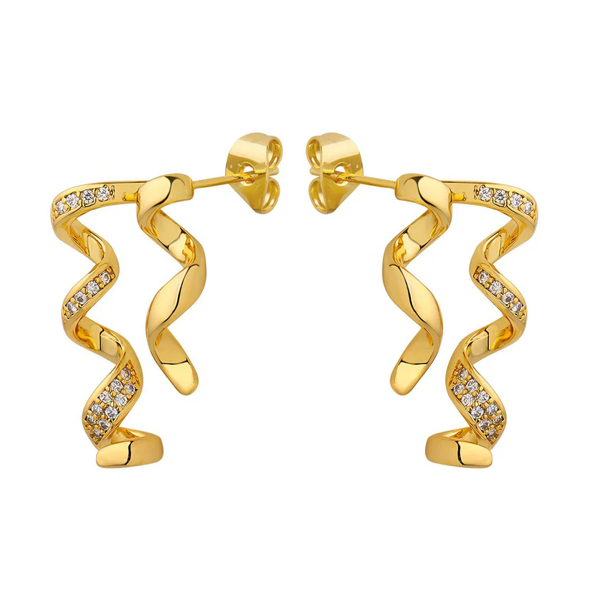 Razoa Jewels Boutique - 18K gold plated earrings