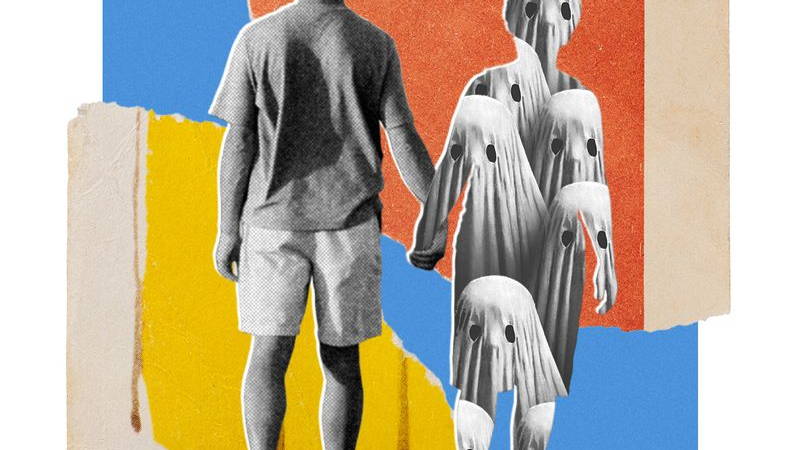 Image may contain: Clothing, Shorts, Art, Painting, Adult, Person, Modern Art, Body Part, and Hand