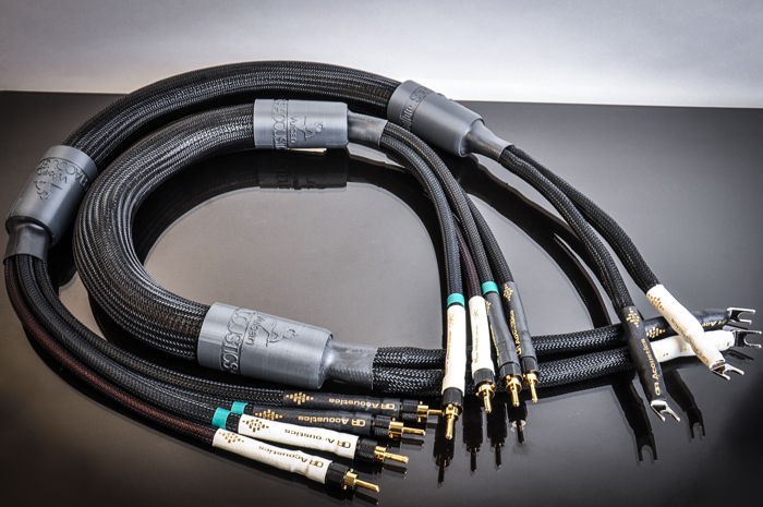 DR Acoustics Vulcan II Speaker Cables BI WIRES 4 AWG Au...