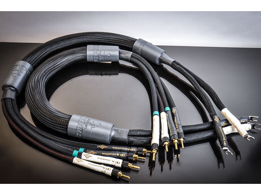 DR Acoustics Vulcan II Speaker Cables BI WIRES 4 AWG Audiophile speaker cables