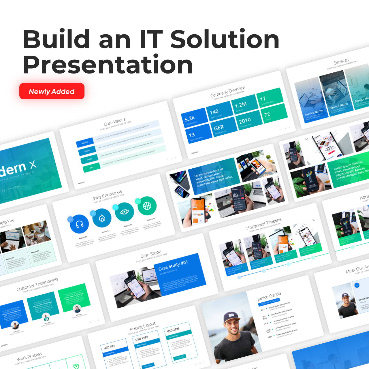 Modern X IT Solutions Presentation Template