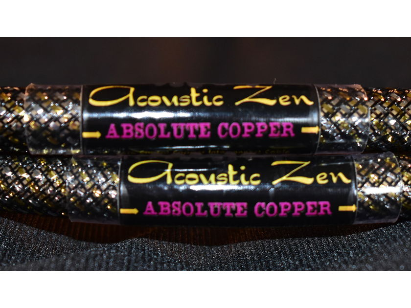Acoustic Zen Absolute Copper XLR Interconnect  1 meter
