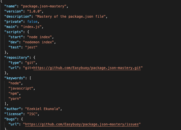 Understanding The Package json File Codementor