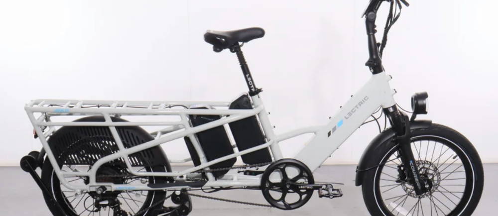 a Lectric XPedition 2.0 Dual-Battery electric cargo bike