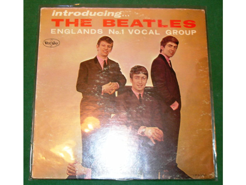 BEATLES "INTRODUCING THE BEATLES" - 1964 GENUINE MONO VEEJAY BLACK LABEL ***LAURIE TOLHFSIN AGE 13***