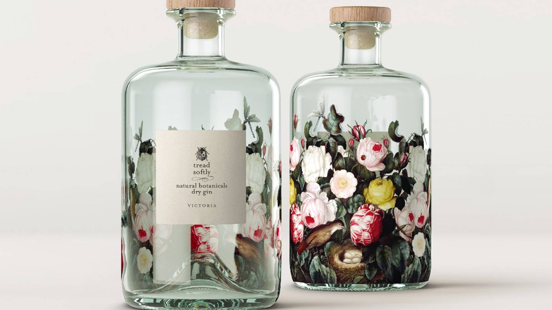 Featured image for Tread Softly Extends Wine Brand Into World Of Gin With Nature-Inspired Packaging