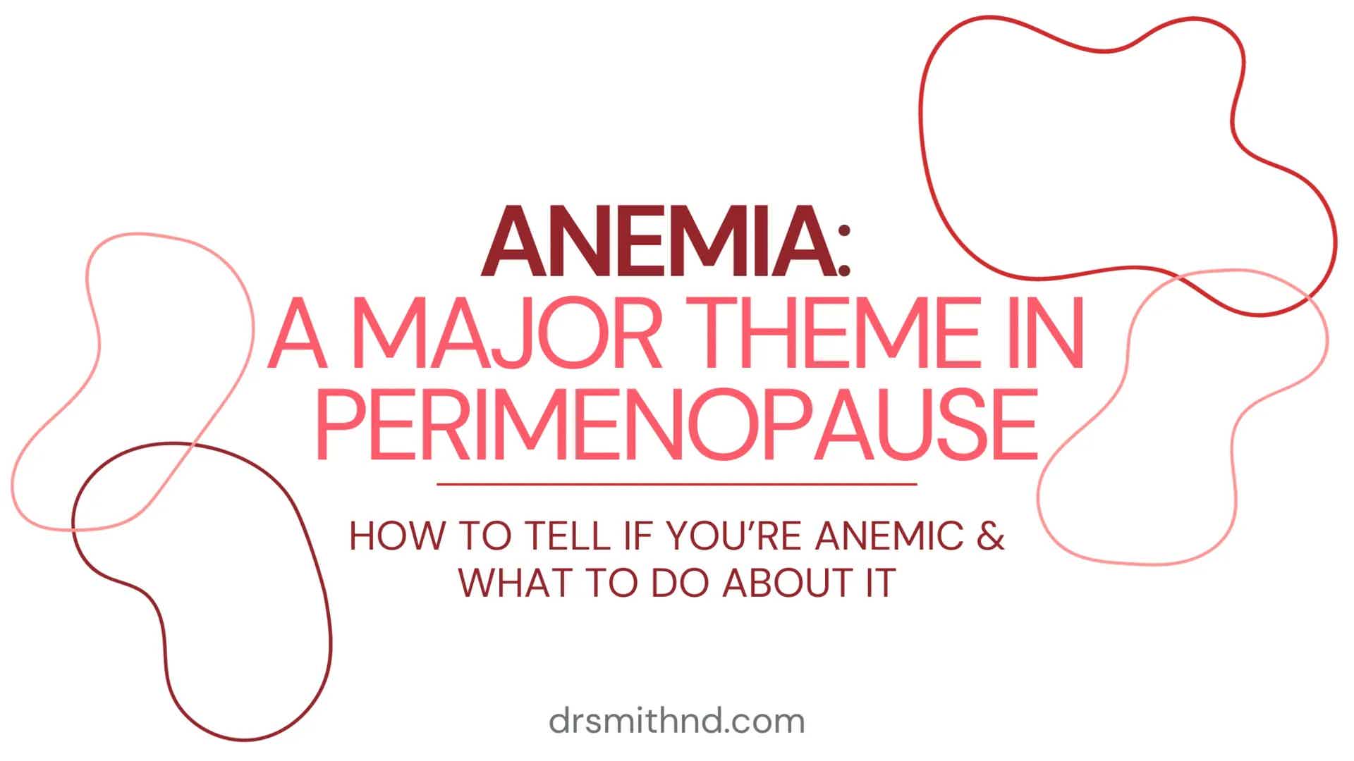 Anemia: A Major Theme in Perimenopause