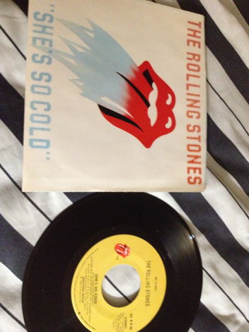 Rolling Stones - She's So Cold 45 With Picture Sleeve