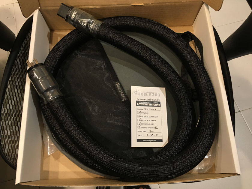 Shunyata Research  Z-Tron Anaconda 20Amp Power Cable 1.75Meter  100 Hours, Semi New.! Serial Number #10257 C19-US