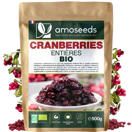Cranberries Entières Bio - 500 g