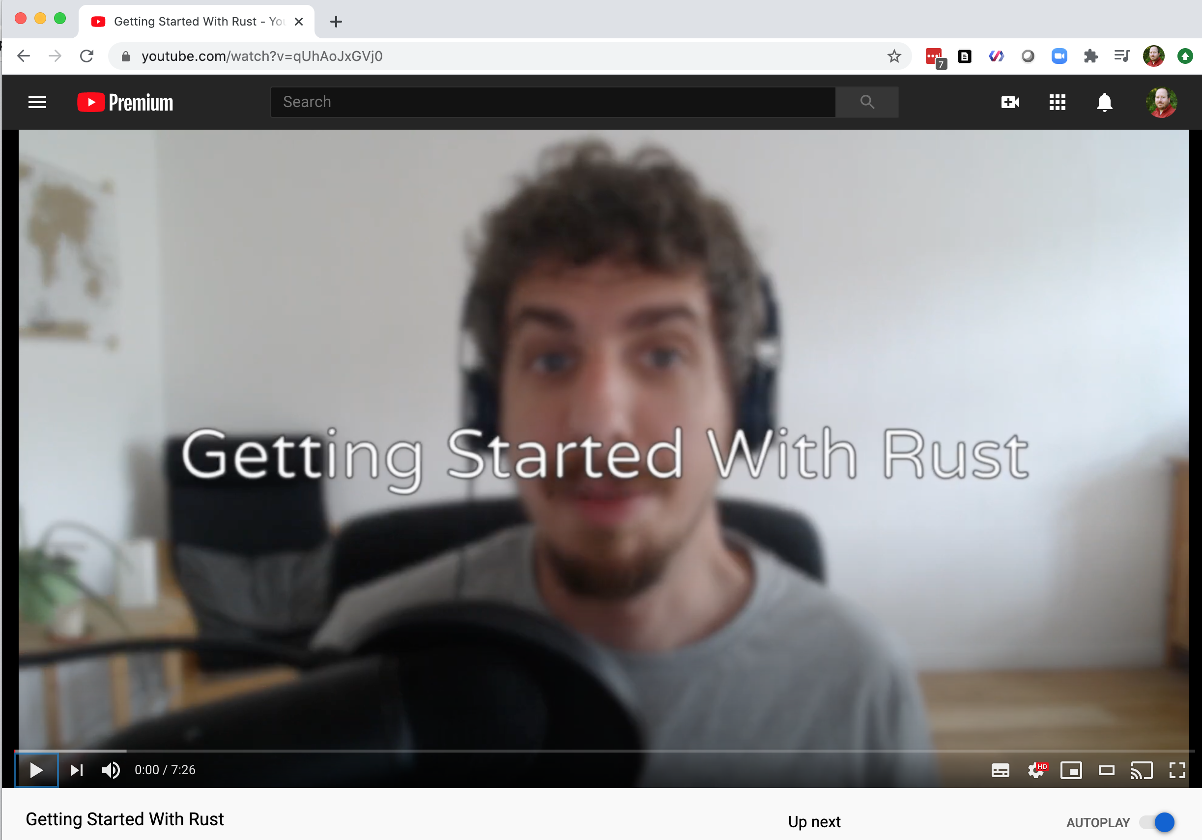 Get started with rust