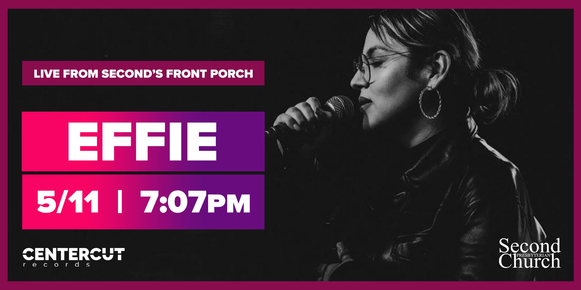 Effie - Front Porch Concert at Second Presbyterian Church promotional image