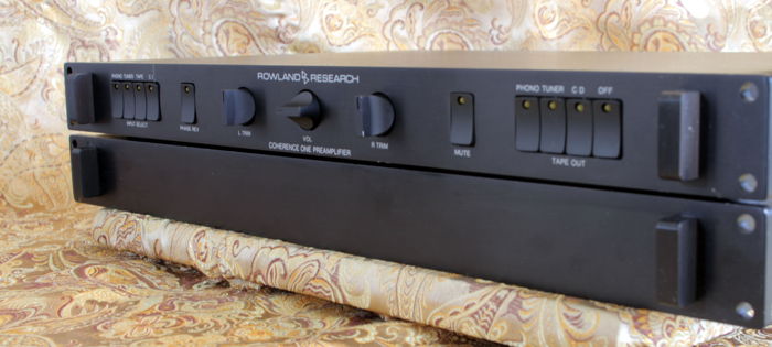 Jeff Rowland Coherence 1 Stereo Preamp, outboard power ...