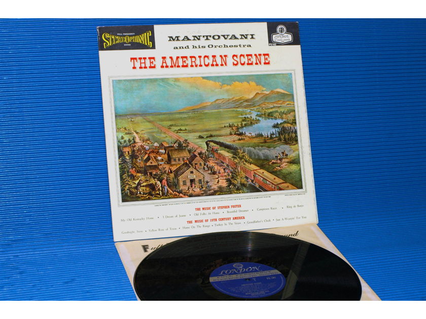 MANTOVANI  - "The American Scene" -  London Blue Back 1960 1st pressing