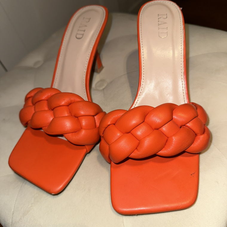 High heels orange