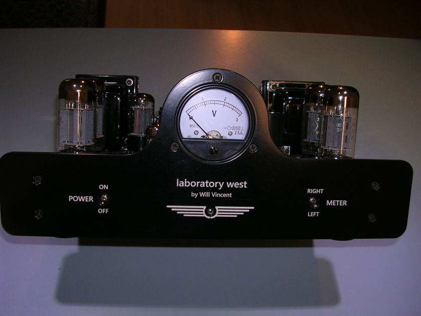 DYNACO BY WILL VINCENT....BLACK-METER-FRONT CUSTOM TUBE AMPLIFIER....70 WATTS