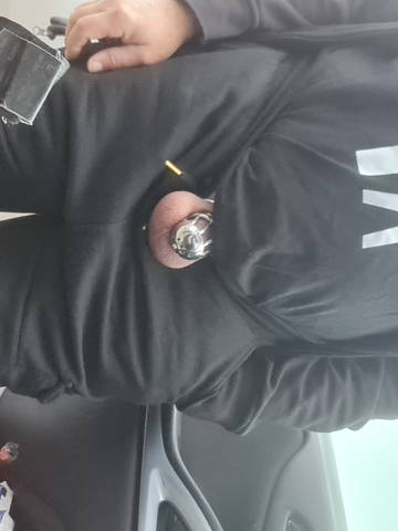 Chastity training ring with glans ring
